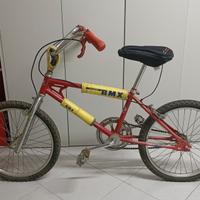 Bicicletta originale bmx contest 1980 con casco 