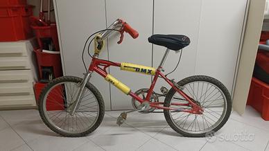 Bicicletta originale bmx contest 1980 con casco 