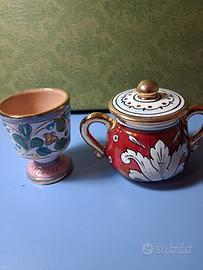 Piccola zuccheriera Deruta con omaggio 