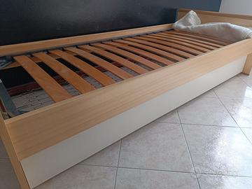 Letto singolo con letto a scomparsa