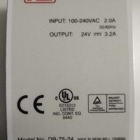 Alimentatore regolabile 24 VDC MEAN WELL DR-75-24