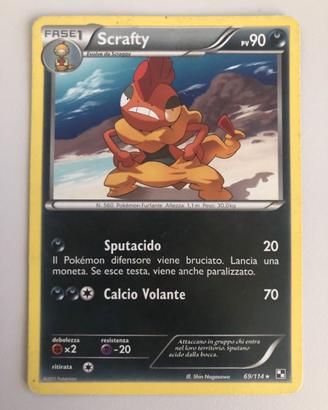 Scrafty 69/114 Set Bianco e Nero Rara Ita