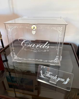 Scatola Porta Buste Matrimonio