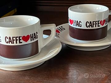 Tazzine caffe Hag collezione vintage