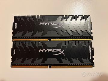 RAM DDR4 HyperX Predator 2x8gb 16gb 16 gb