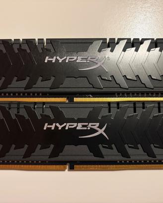 RAM DDR4 HyperX Predator 2x8gb 16gb 16 gb