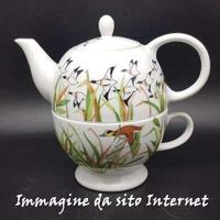 Servizio tè per uno Taitu' - soggetto Anatre 