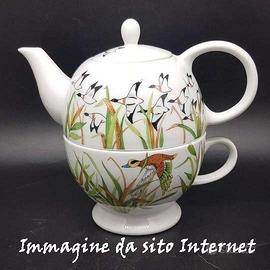 Servizio tè per uno Taitu' - soggetto Anatre 