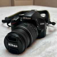Nikon D3200 con obbiettivo 18-55mm