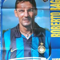 Poster di Roberto Baggio all'Inter