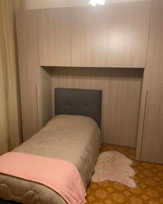 Letto singolo con contenitore