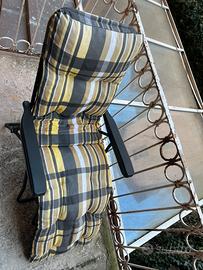 Chaise-longue imbottita da esterno