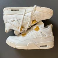 Air Jordan 4 metallic gold