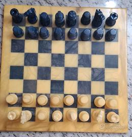 scacchiera in marmo "Genuine Alabaster