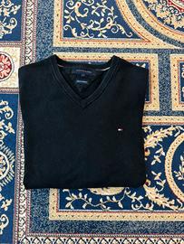 Maglione Tommy Hilfigher scollo a V cashmere Tg S