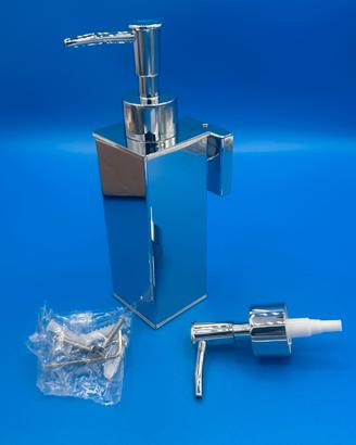 Dispenser Sapone Parete Inox Cromato