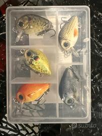 Stock 92 confezioni esche artificiali da pesca