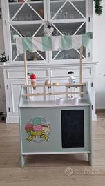 GELATERIA CAFFETTERIA - GIOCO IN LEGNO