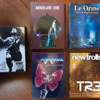 Lotto DVD, prog italia, 5 cofanetti dvd e cd