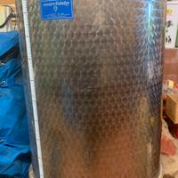 Serbatoio litri 500 inox chiusura mobile