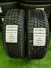 2 GOMME 215 60 17 CONTINENTAL INV RIF2381