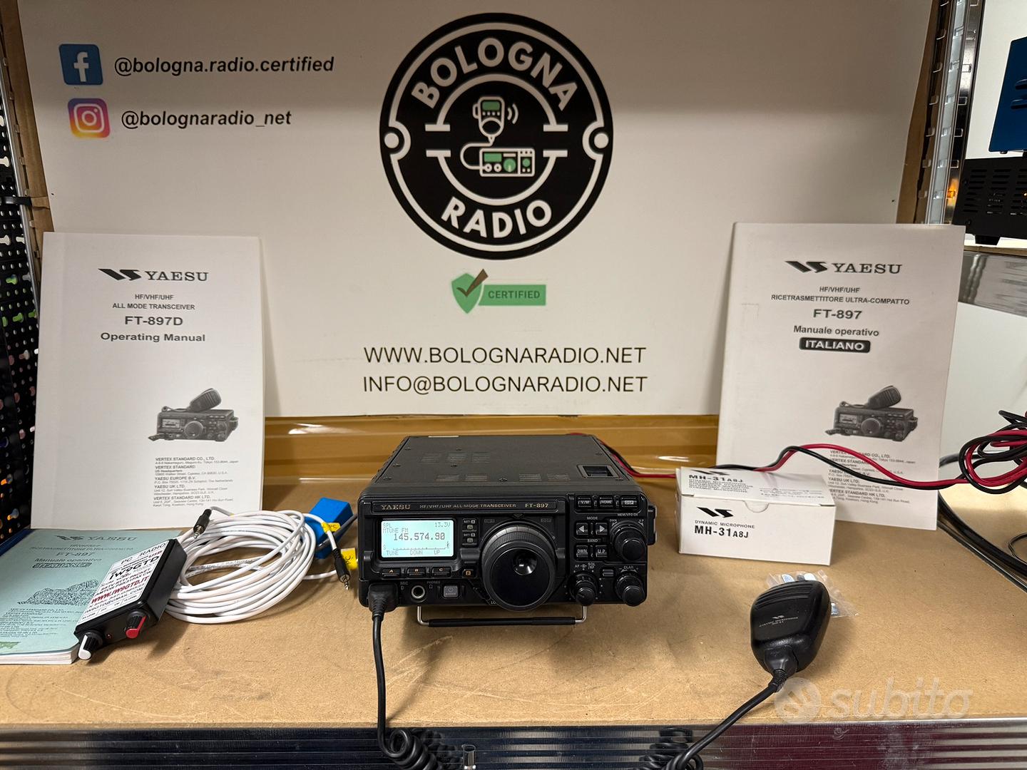 Yaesu FT-897D imballo originale + modi giditali - Audio