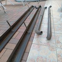 Grondaie per casetta da giardino 