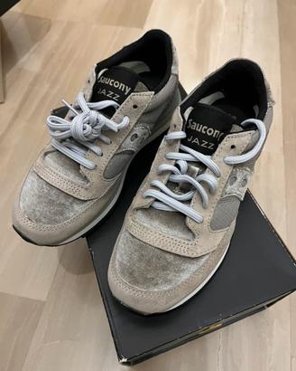 Saucony jazz original grigio, velluto