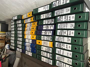 150 Raccoglitori ad anelli per archivio come nuovi