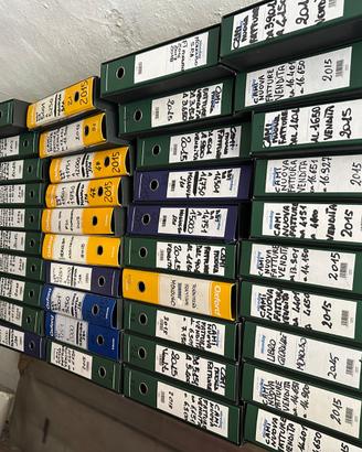 150 Raccoglitori ad anelli per archivio come nuovi