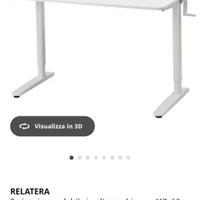 scrivania Ikea regolabile in altezza 