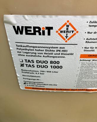 Cisterne per gasolio Werit