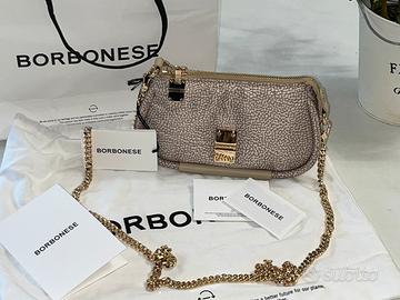 Tracolla Chaier mini sabbia Borbonese