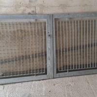 Cancello a due ante zincato