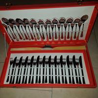 Set posate per 12 persone acciaio inox