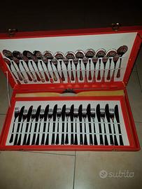 Set posate per 12 persone acciaio inox