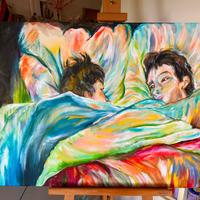 Quadro “gli amanti”