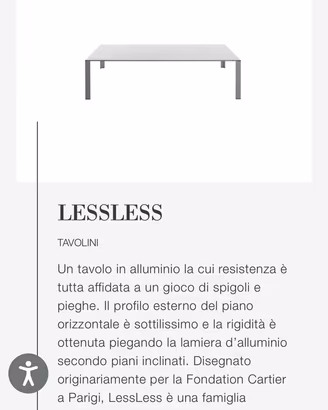 Tavolo Less Less