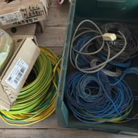 LOTTO BOBINE CAVI ELETTRICI IN RAME