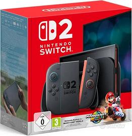 Switch 2 con mario world “fisico”
