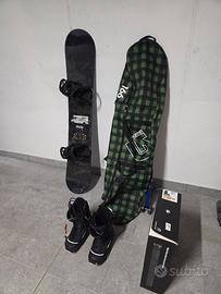 Snowboard in bundle completo Burton