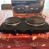 Fornello elettrico doppio Kooper