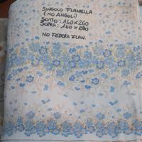 lenzuola flanella letto singolo