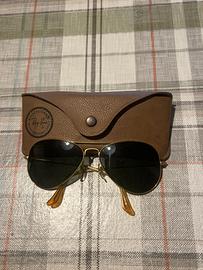 Occhiali Ray-ban B&L  a goccia vintage con difetto