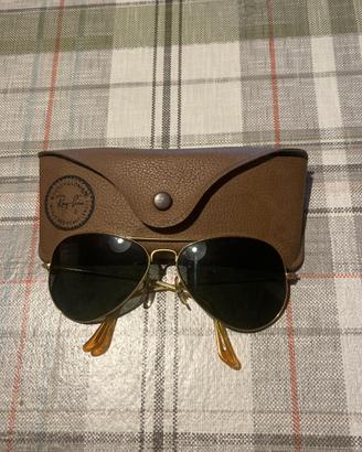 Occhiali Ray-ban B&L  a goccia vintage con difetto
