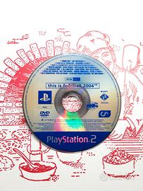 This is Football 2004 PS2