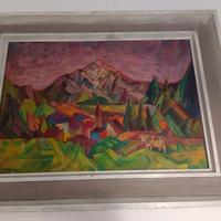 quadro stile moderno raffigurante paesaggio
