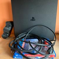 Ps4 slim + giochi e pasta termica nuova