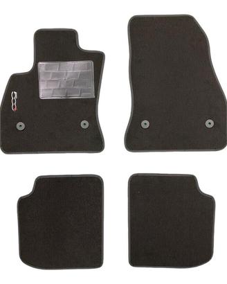 Tappetini in moquette per auto Fiat 500L 2012 con 