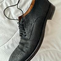 Scarpe cuoio nero da uomo MOMA 43 1/2